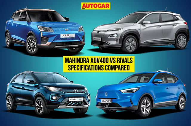 Mahindra XUV400 vs rivals: specifications compared
